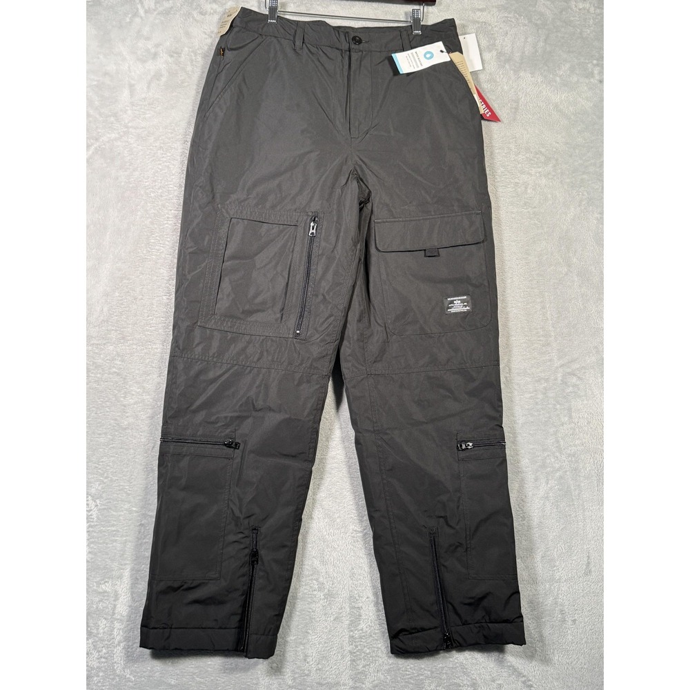 Alpha Industries‎ Pants Mens 34 Black RAF Groundcrew Mod Water-Resistant Cargo